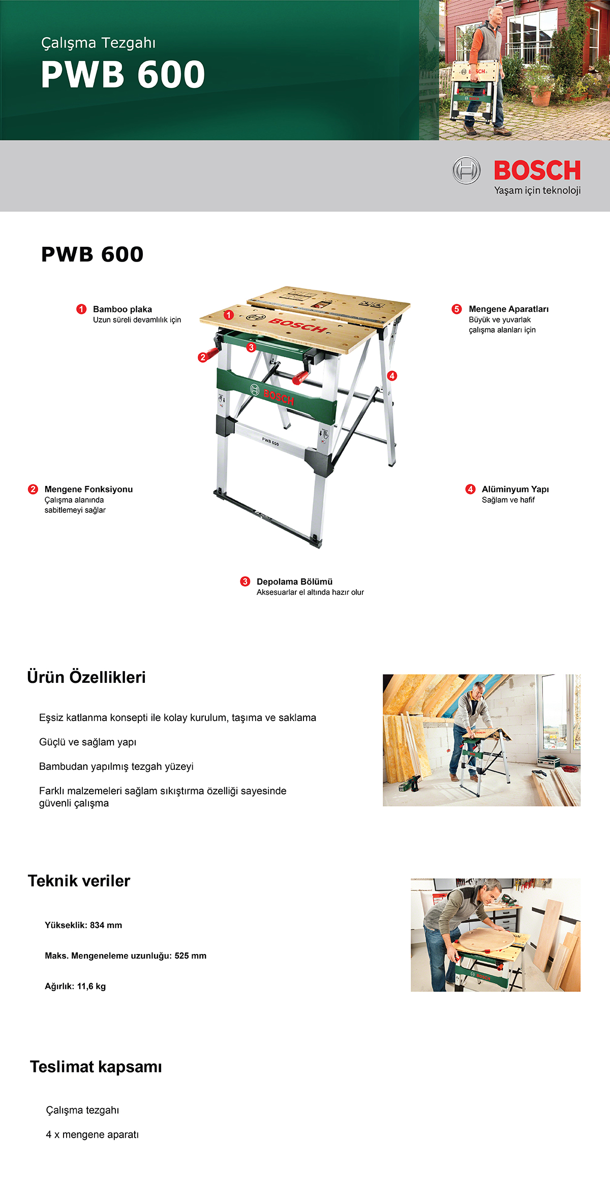 Bosch Pwb 600 Çalışma Tezgahı Fiyatı - Taksit Seçenekleri